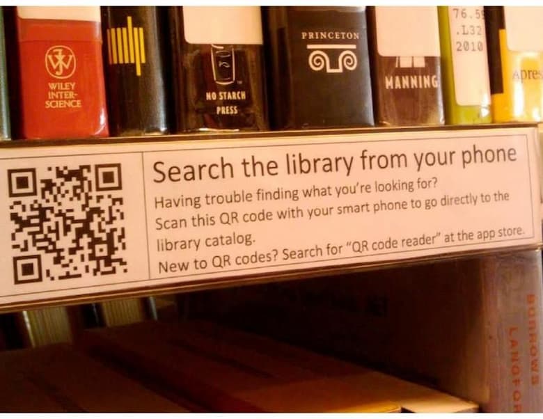 Using QR Codes in library management